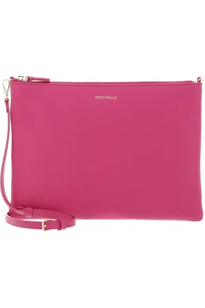 Coccinelle Leren Schoudertas Best Crossbody Bag Paars