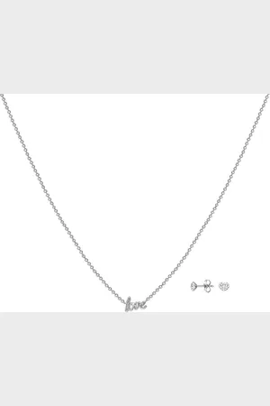 ESPRIT Brass - ESSE01031A420 - set : Ketting-Hanger + Oorbellen - Bijoux