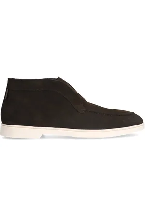Manfield Heren - Bruine suède chelsea boots