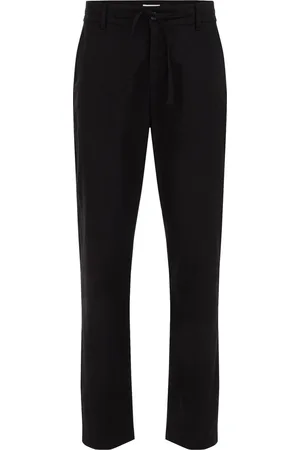 WE Fashion Heren broek van linnenmix