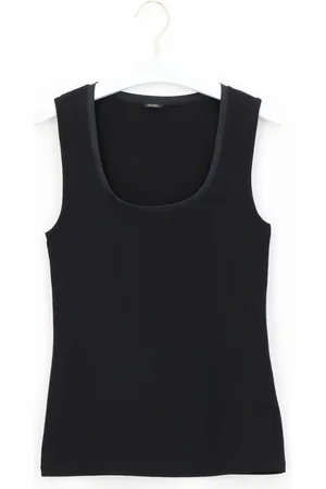 Oroblu Perfect Line Cotton - Tank Top - Kleur Zwart