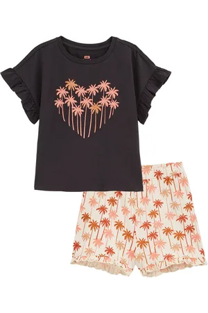 WE Fashion Meisjes pyjama met dessin