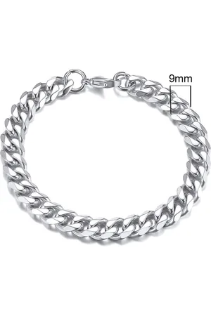 LMPiercings NL Zilverkleurige Roestvrij Stalen Armband 9mm