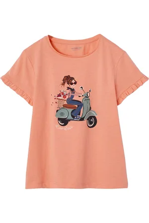 Vertbaudet Meisjes T-shirt "fiets"