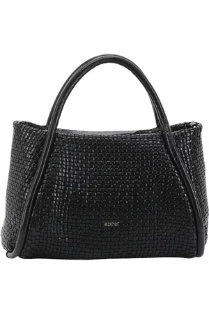 Abro+ Leren Schoudertas Handtas Leather Mini Eleonor Shopper Willow Zwart