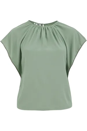 WE Fashion Dames blouse met structuur - Curve