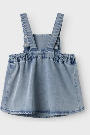 NAME IT Baby meisjes salopette rok FELIA Light Blue Denim