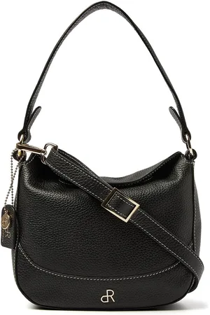 dR Amsterdam Schoudertas | Schoudertas dames | Crossbody tas dames | Handtassen dames | Leren schoudertas | Mint - 1103779 Black