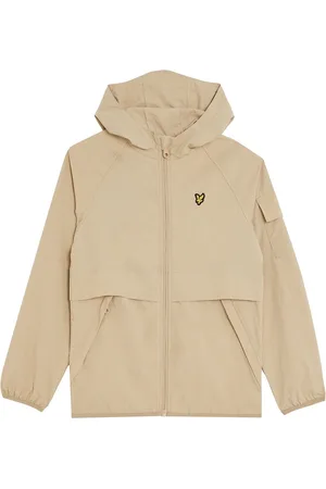 Lyle & Scott Zomerjas jongens - Stone - capuchon