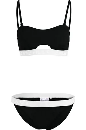 Fila Damen Bikini Sanming Bandeau Bikini Black-XS