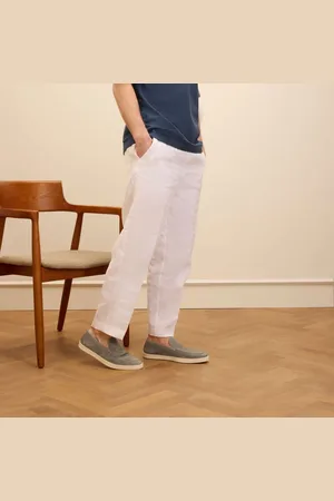 Van Lier Heren - /blauwe suède loafers