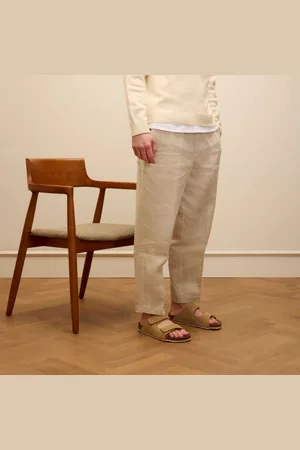 Manfield Heren - suède slippers