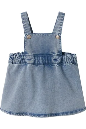 NAME IT Baby meisjes salopette rok FELIA Light Blue Denim