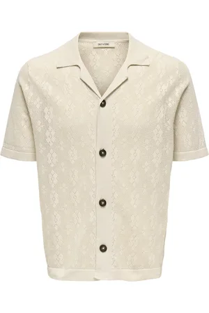 Only & Sons ONLY&SONS - ONSKEN LIFE REG 12 SS SHIRT KNIT - Heren - Cardigans