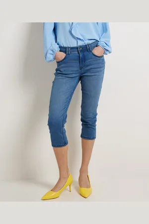 terStal TerStal - Slim Fit - Dames / Volwassenen Capri Jeans Spijkerbroek - 42