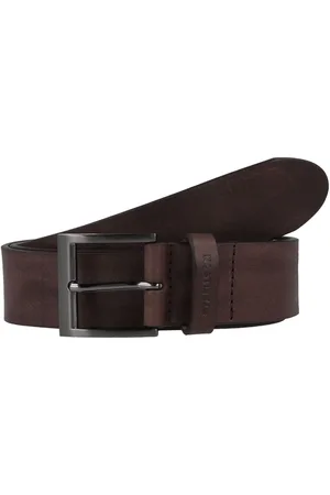 Strellson Riem Leer - Jongens - 85 cm - dark brown