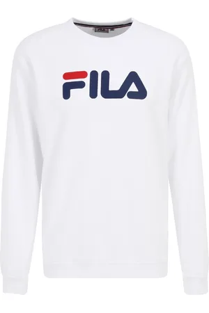 Fila Sweatshirt Van Geborsteld Katoen Met Ronde Hals En Logoprint