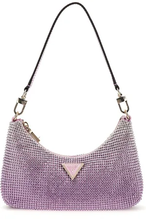 Guess Schoudertas Avondtas Zalina Mini Top Zip Shoulder Bag Roze