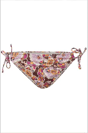 Brunotti Nolestina-Sakai Dames Bikini Broekje - Mix & Match - Bruin, Oranje, Roze - 44