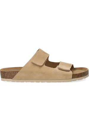 Manfield Heren - suède slippers