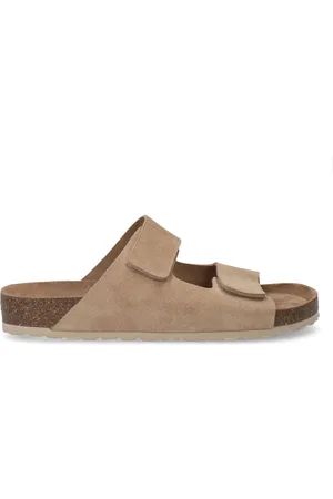 Manfield Heren - suède slippers