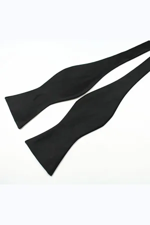 Merkloos Zelfstrikker Vlinderdas - Strik Voor Volwassenen - Black Bowtie for Men