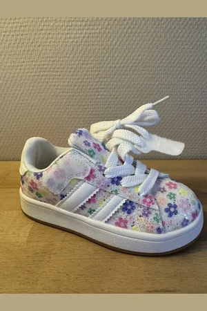 Merkloos Striped Sneakers Flower