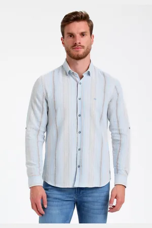 Gabbiano Heren Overhemd - 335547 - 4001 Bright Blue
