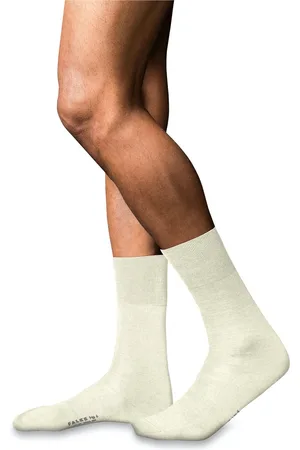 Falke No. 6 Finest Merino & Silk herensokken - (woolwhite)