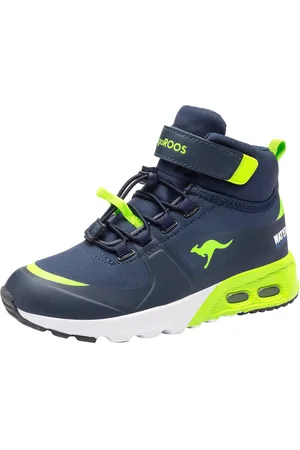 KangaROOS KX-Hydro High-Top Kids Unisex Sneaker Waterdicht 18598 marine/limoen