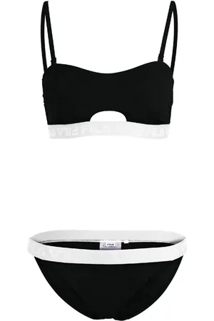 Fila Damen Bikini Sanming Bandeau Bikini Black-M