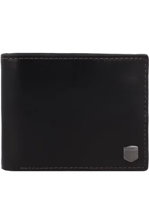 Fossil Portemonnee Hayes Coin Pocket Bifold Wallet Zwart