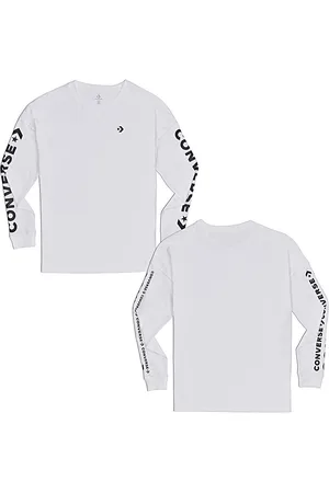 Converse Star Chevron T-shirt Wordmark LS lange mouw Heren