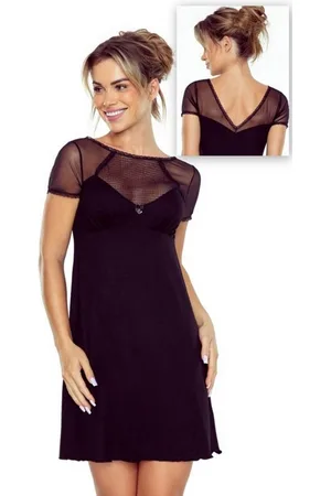 Eldar Anika viscose mooie slipdress - zwart S