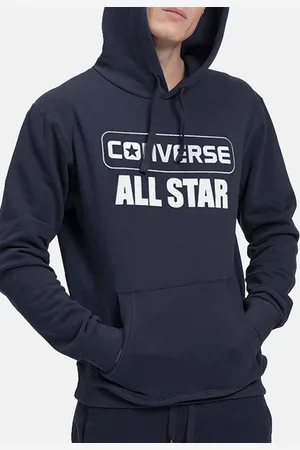 Converse All Star-sweatshirt met capuchon voor heren 10023305 marineblauw