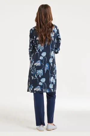 DIDI Dames Tunic Chill Out Darkblue Ambiance print maat 44