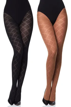 Merry Style Dames Panty 2 Pack - 60 DEN- 3D-technologie - Polyamide ??? ??? XL - MS-GB-328-2B