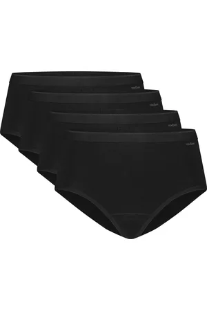 Ten Cate 4-Pack midi dames slips - 32418 - ondergoed dames - Biologisch katoenen dames heup slips - Badstof kruisje - XXL