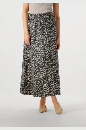 Neo Noir Yara Zebra Long Skirt Rokken Dames -