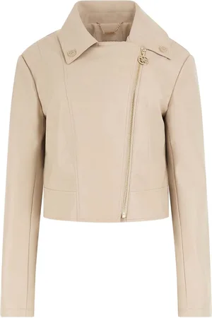Guess Clemence Pu Leer Jas - Streetwear - Vrouwen