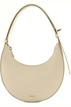 Furla Leren Schoudertas Avondtas Delizia Mini Shoulder Bag Crème