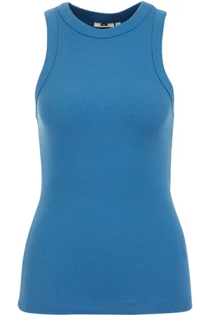WE Fashion Dames singlet van ribstof