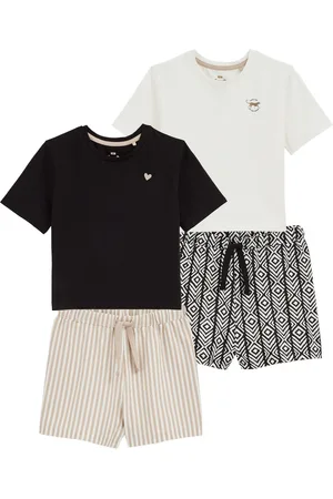 WE Fashion Meisjes pyjama 2-pack