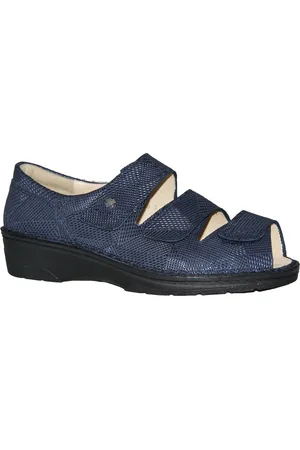 FinnComfort Finn C. Ischia Woody Blauwe sandaal (