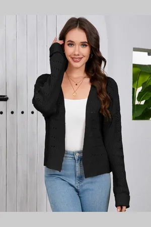 Merkloos Dames Bolero Lichtgewicht Cardigan Kort Cardigan Elegante Feestelijke Bolero Zomerjas XL