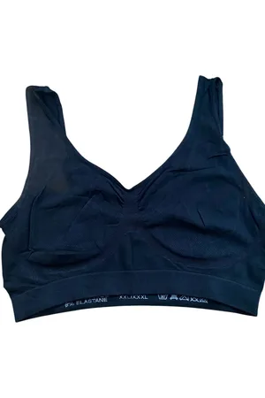 Merkloos Comfort bra - Beha - 6008 van Bamboe in grote maten XXXL/XXXXL (48-52) zwart