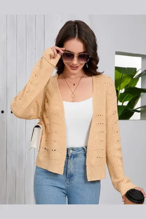Merkloos Dames Bolero Lichtgewicht Cardigan Kort Cardigan Elegante Feestelijke Bolero Zomerjas XL