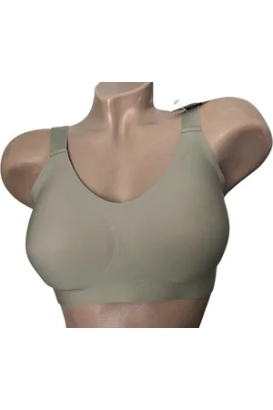 Merkloos Comfort bra - Beha - LDM066 Naadloos met sluiting L/XL (40-42) groen