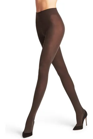 Falke Softmerino warme ademende merinowol katoen maillot dames bruin