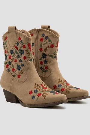 Buonarotti Dames Cowboylaarzen Kort - - Suedine